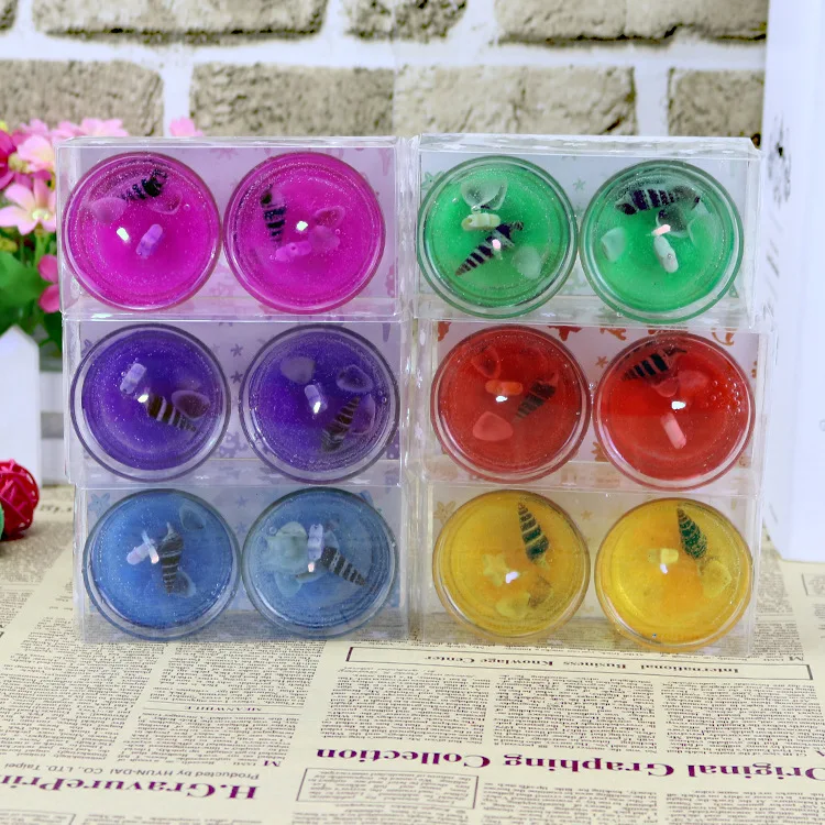 Чаша shaped свечи ремесла желе творческий подарок на день рождения практичный