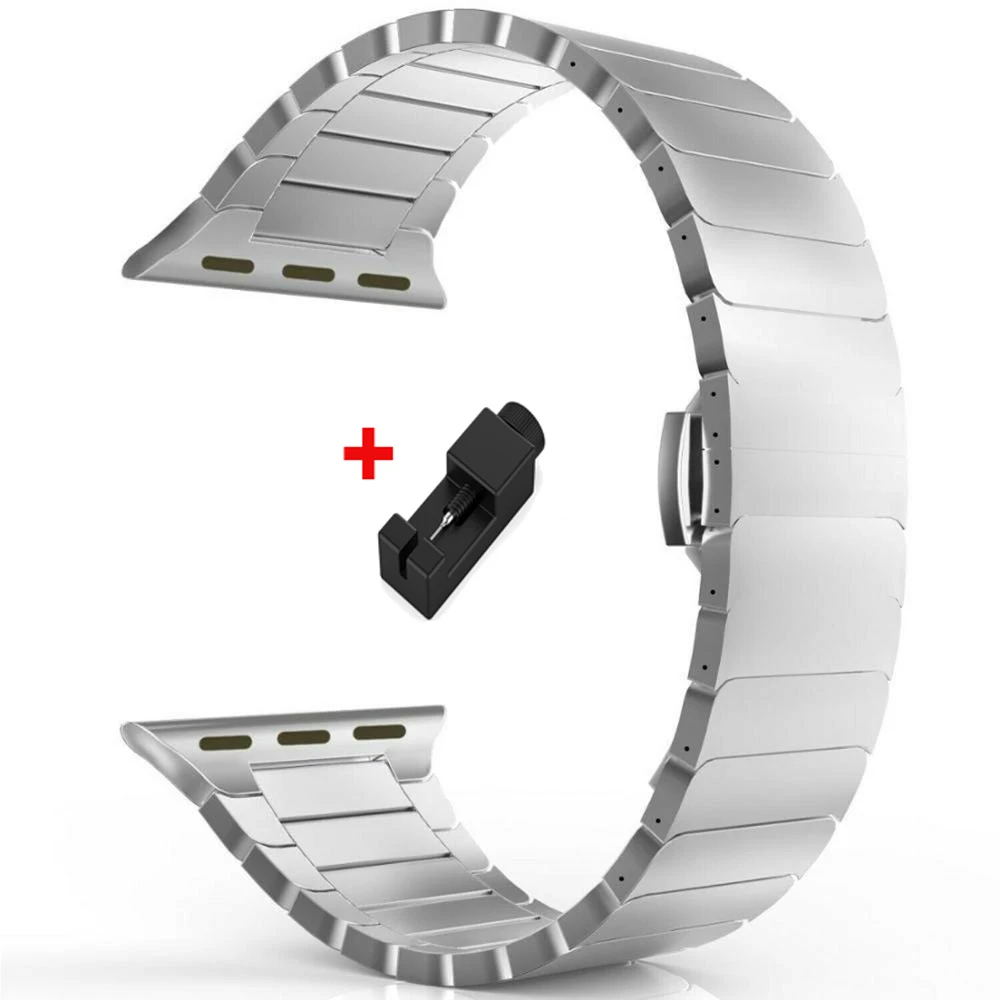 

Metal Loop Watch Band For Apple Watch 5/4 40MM 44MM Sport Bracelet Strap For Iwatch Series 3/2/1 38MM 42MM Accessories