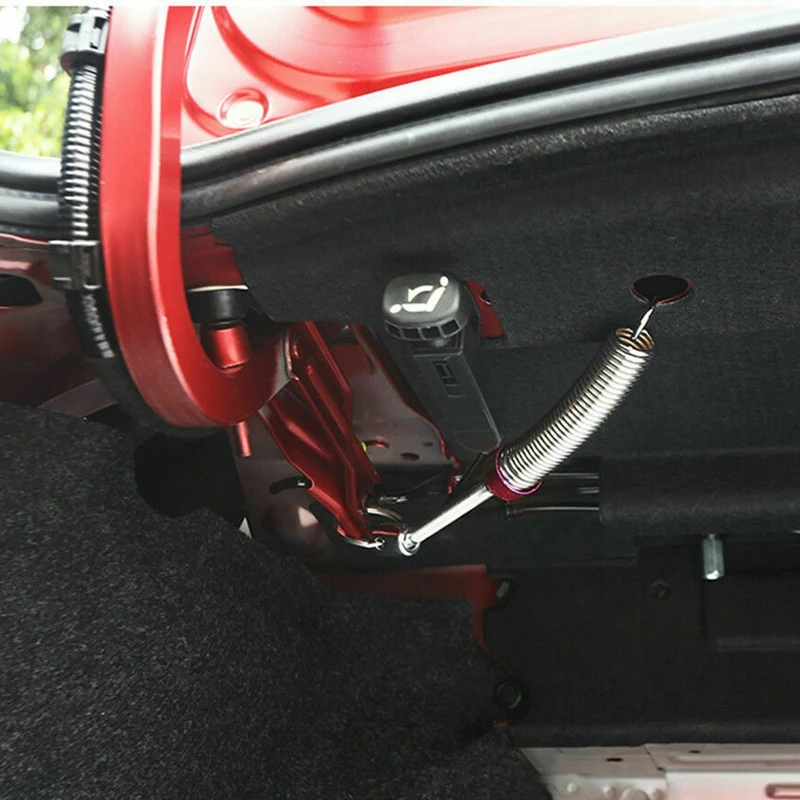 

2Pcs Red Adjustable Auto Car Trunk Boot Lid Automatic Lifting Spring Device Tool