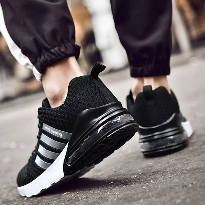 

Air Running Shoes 39-46 Plus Size Fashion Mens Sport Casual Sneakers Male Breathable Male Footwear