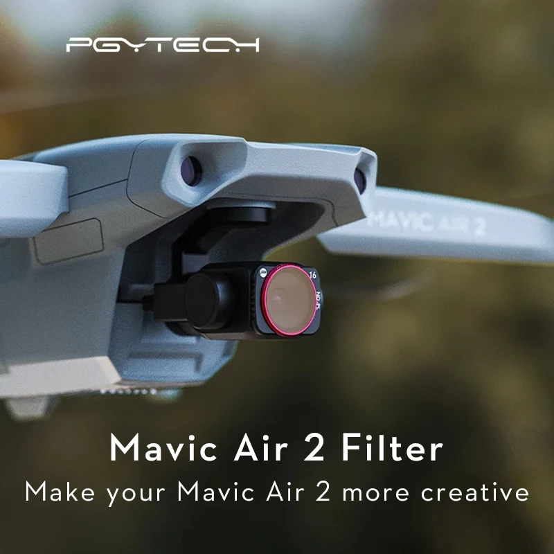 

PGYTECH MAVIC AIR 2 UV filter, high nano coating technology waterproof, oil, stain, and scratch resistance for DJI Mavic Air 2