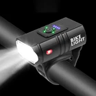Светодиодный велосипедный фонарь T6, 10 Вт 800 лм, 6 режимов, зарядка через USB, дисплей мощности, запчасти для горного и дорожного велосипеда