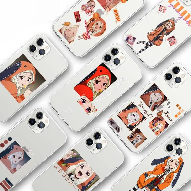 

Runa Yomozuki anime Phone Case Transparent for iPhone Samsung S 11 12 6 7 8 9 10 20 Pro X XS Max XR Plus lite Clear mobile bag