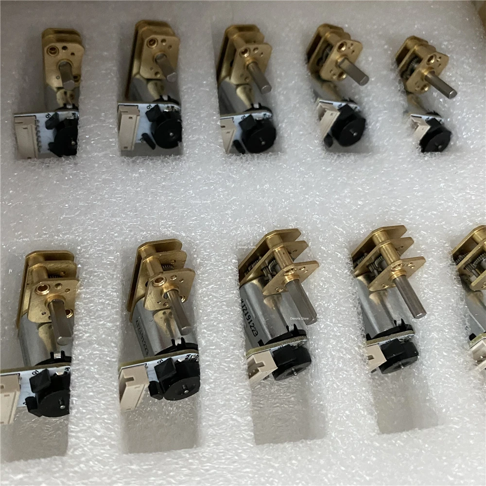 1024-N20 мотор датчика Холла зубчатой передачи постоянного тока 3 в 6 Инверсионный