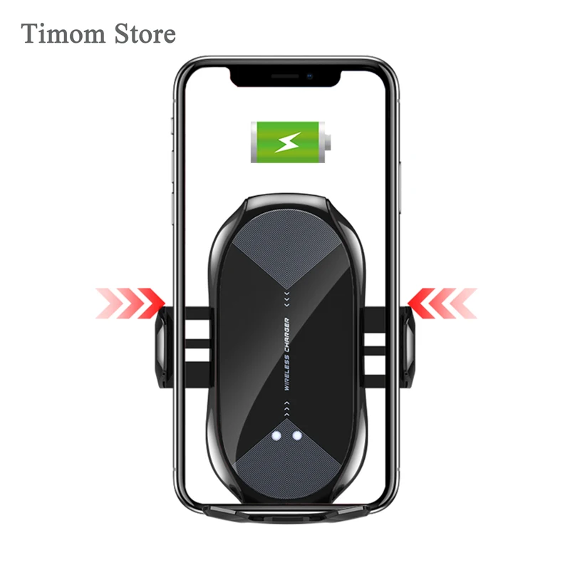 Автомобильный держатель для телефона 10 Вт Беспроводное зарядное устройство