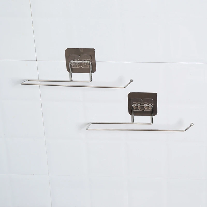 

Kitchen Paper Holder Hanger Tissue Roll Towel Rack Bathroom Stainless Steel Towel Rack Storage Hanger Hardware