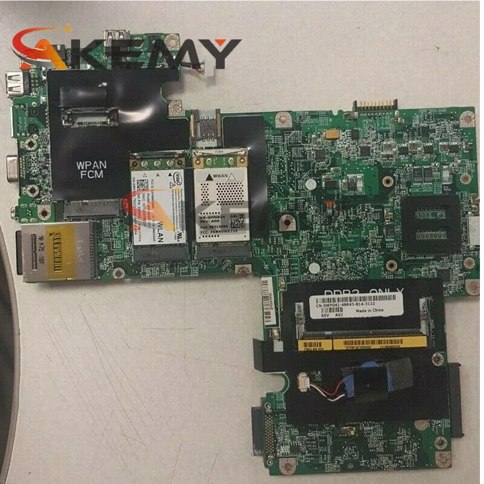 Оригинальная материнская плата для ноутбука DELL Inspiron 1520 CN-0WP043 0WP043 DAFM5BMB6D0 965 |