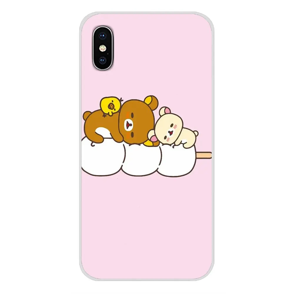 For Samsung Galaxy S3 S4 S5 Mini S6 S7 Edge S8 S9 S10 Lite Plus Note 4 5 8 9 Accessories Phone Shell Covers rilakkuma | Мобильные