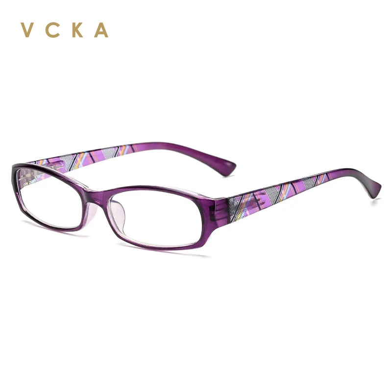 Мужские и женские тонкие очки для чтения VCKA с плоским верхом карманом легкие