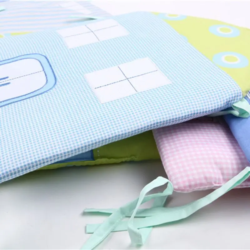 Подушка-бампер детская хлопковая 30x30 см кроватка для новорожденного | Мать и