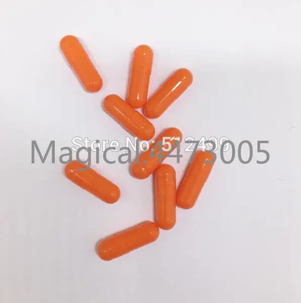 

0# 1000pcs size 0 High quality colored hard gelatin empty capsules, orange/purple white capsules ,joined or separated capsules