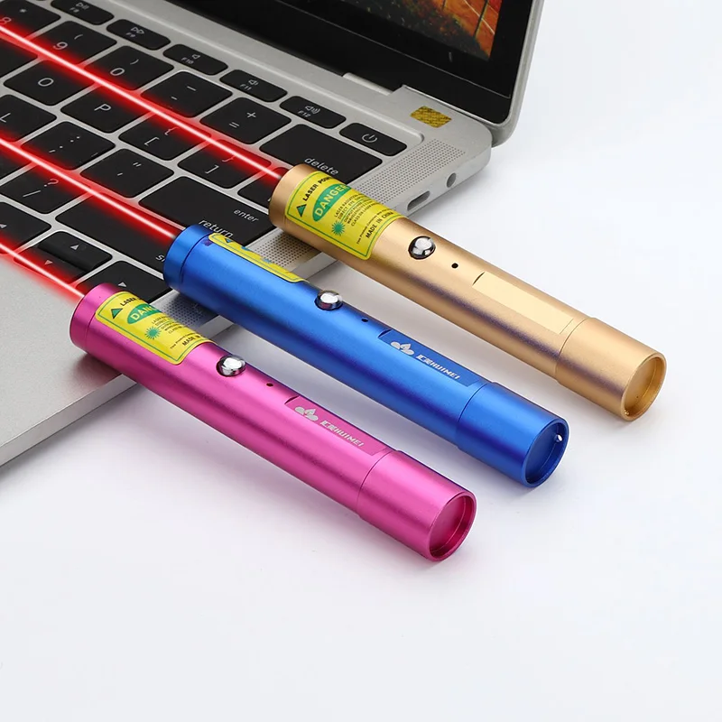 JSHFEI лазерная указка красная USB индикатор зарядки ручка песочный стол руководство