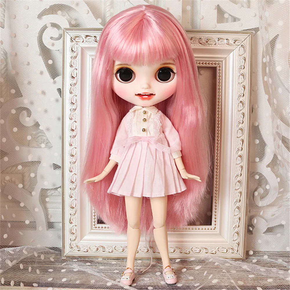 Fortune Days 1/6 кукла розовый комплект платье с обувью подходящая кукла blyth ледяная Кукла шарнирная кукла