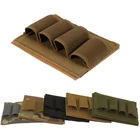 Тактический армейский страйкбол приклад 12 Калибр 4 патрона держатель мешка патронов дробовик оболочки картриджи чехол Охотничьи аксессуары