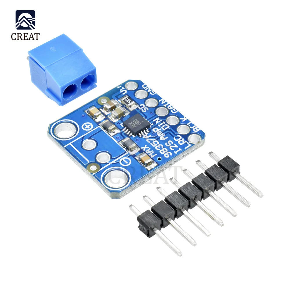 Плата модуля прерывания усилителя MAX08357 I2S Amp DAC 3 Вт класса D для Arduino Zero Raspberry Pi с
