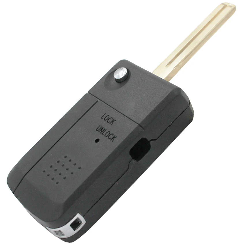 Флип-ключ подходит для установки TOYOTA 1 Боковая кнопка дистанционного ключа длина