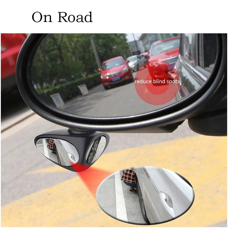 Автомобильное зеркало заднего вида 360 градусов регулируемое слепое пятно