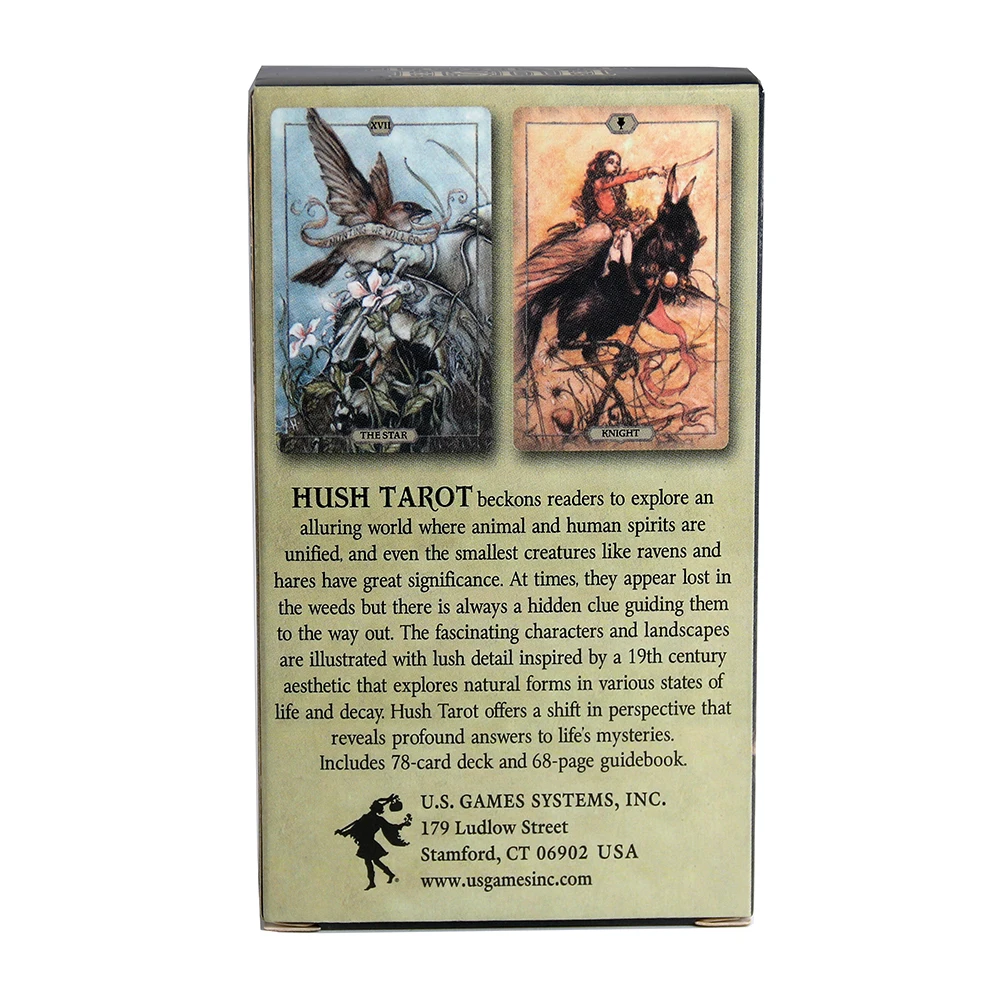 Hush Tarot Cards New For Beginners With Guidebook Card Game Board Exquisite And | Игрушки и хобби