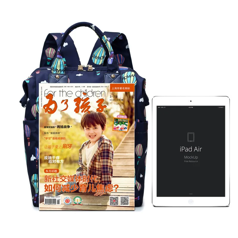 Multifunctifon Mummy Maternity Nappy Bag Waterproof Baby Diaper For Mom Backpack Fashion Mommy Diper Changing | Мать и ребенок