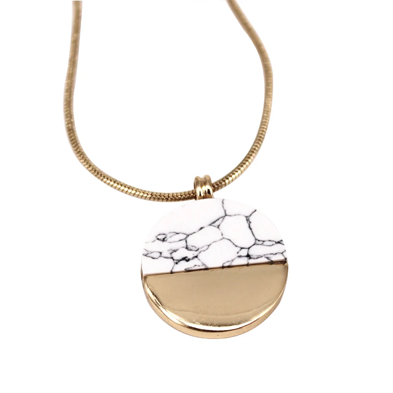 Женское Новое модное ожерелье Ms party круглое с подвеской из камня|pendant name|pendant