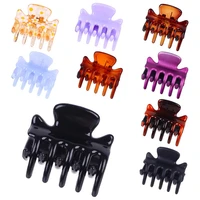 12 pcsset women girls hair claw clips 3cm mini crab hair claw plastic hairpin jaw clamp hair styling tool accessories