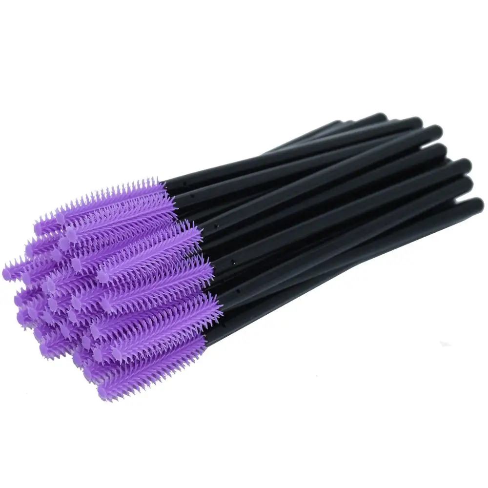 10 шт. высокое качество силиконовая Кисть для макияжа ресниц расческа туши