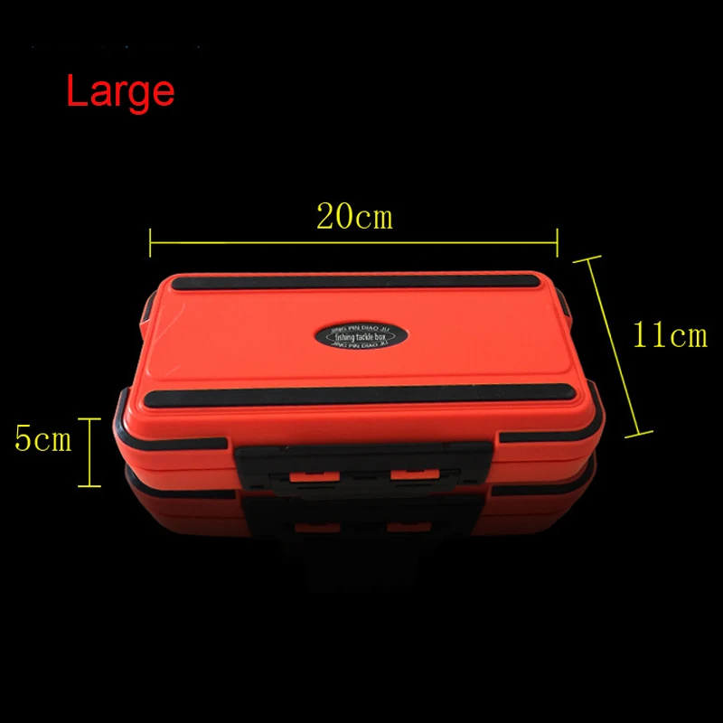 24 отсеков двухслойная новая пластиковая коробка для рыболовных снастей