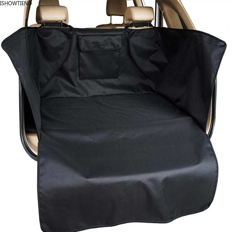 

Car Cover Trunk Mat Cargo Liner Non Slip Car Protector Back Seat Cover Pocket Waterproof For Auto Accessories Car Pet Pad Oxford