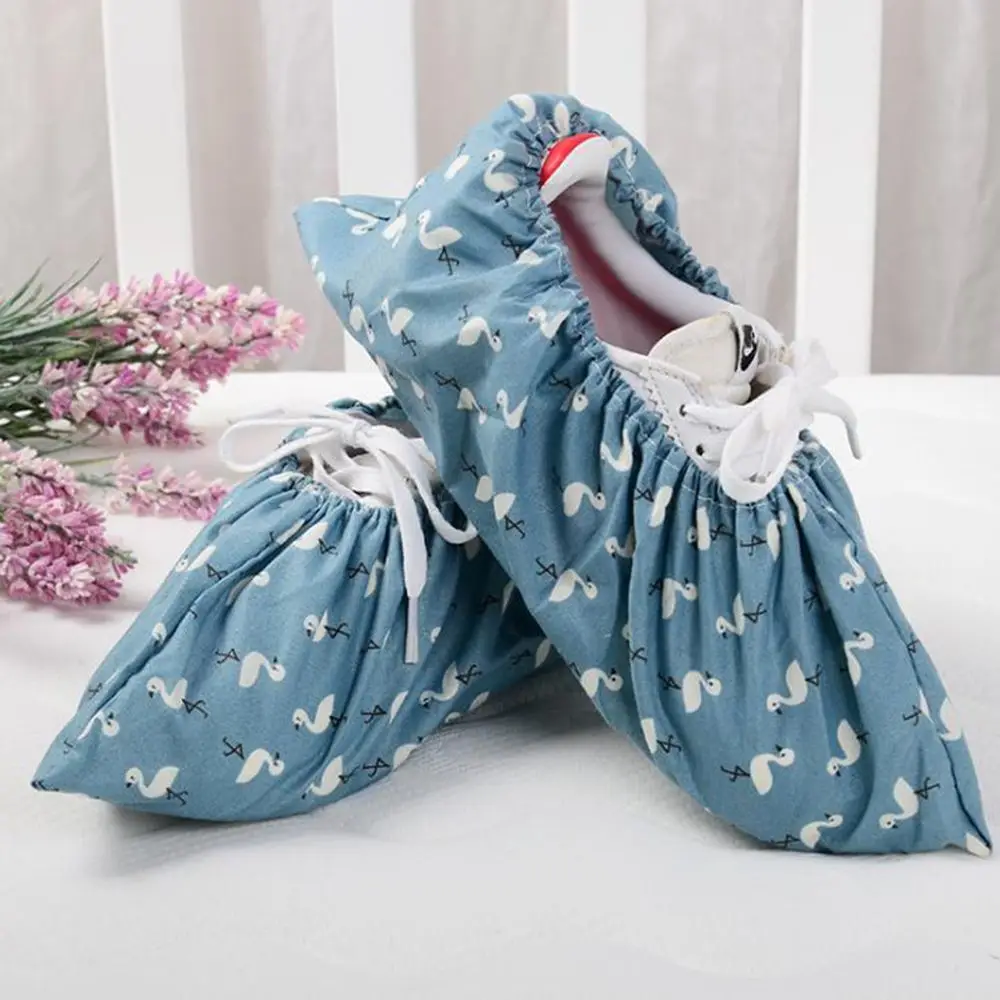 1 пара уплотненных многоразовых эластичных чехлов для обуви домашняя