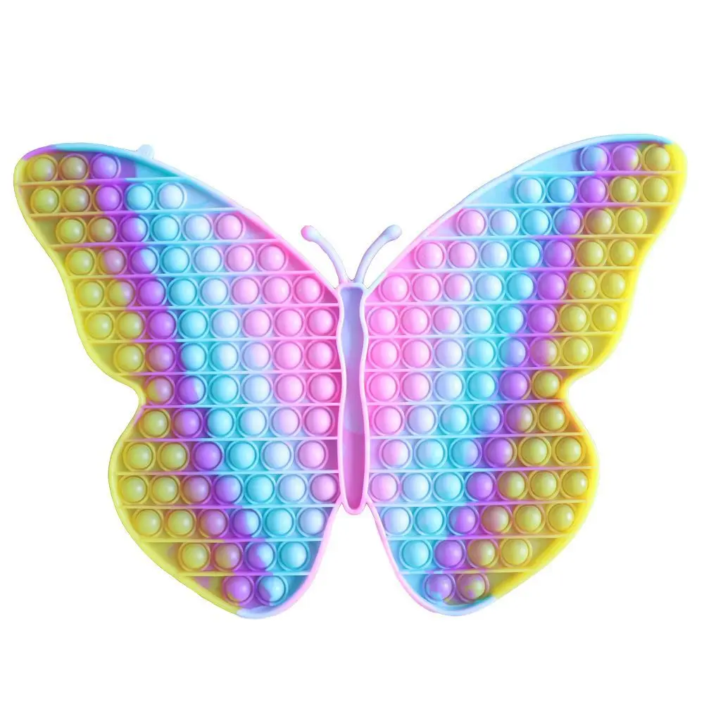

Fidget POPS Toys 30cm Large KT Cat Werewolf Killing Board Jelly Rainbow Color Rodent Pioneer PUSH POPsIt FIDGET Toys