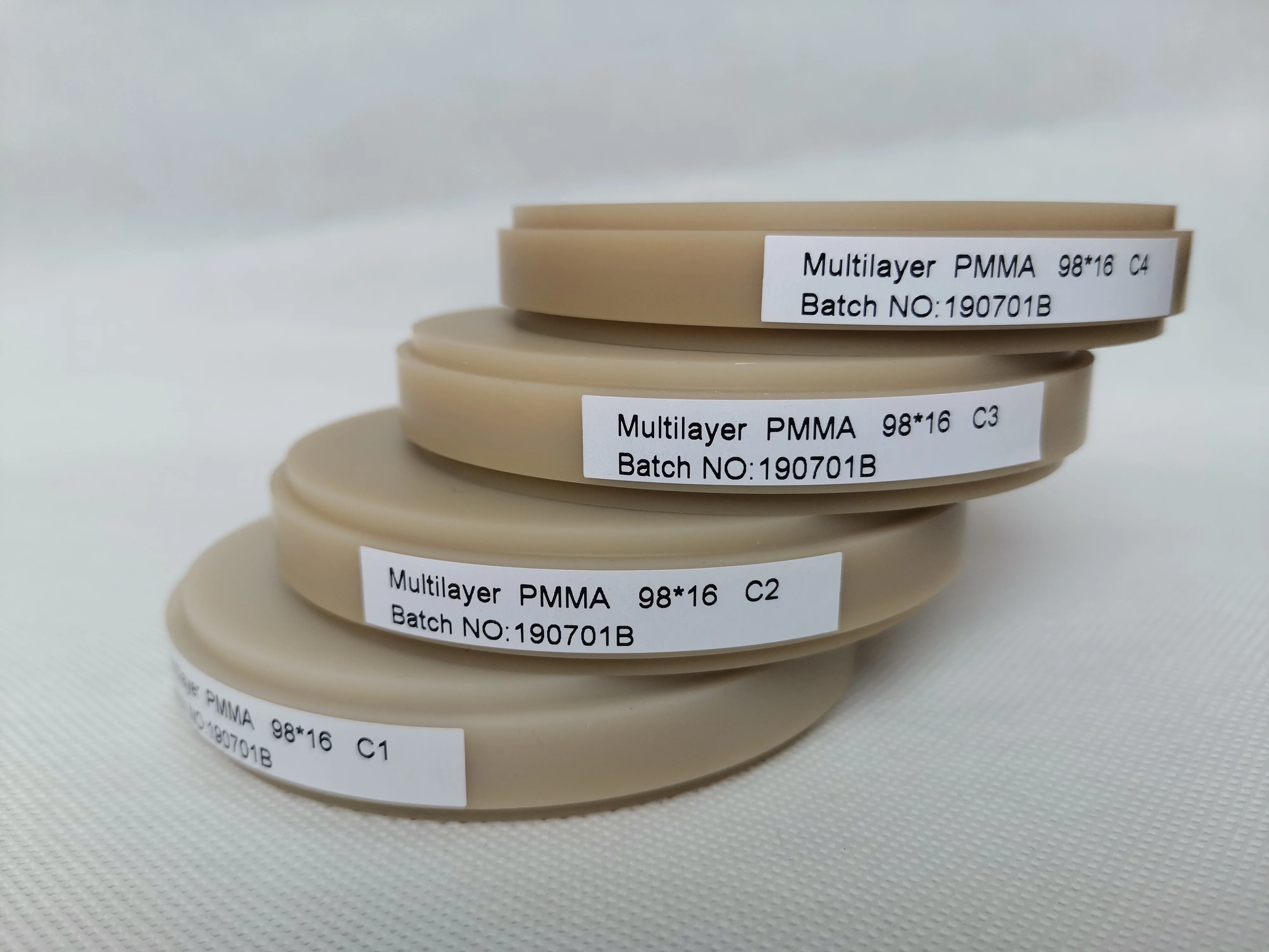 CADCAM OD 98mm Dental PMMA Milling Block Multilayer blank for temporary crown | Красота и здоровье