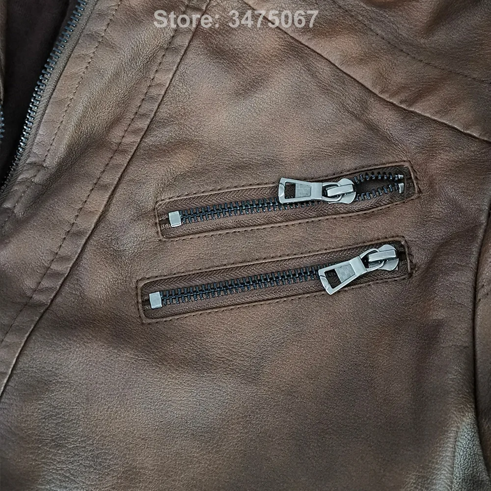 Veste cuir homme кожаные куртки мужские осенние зимние повседневные пальто с капюшоном мужские мотоциклетные байкерские кожаные куртки 4XL Jaqueta Couro