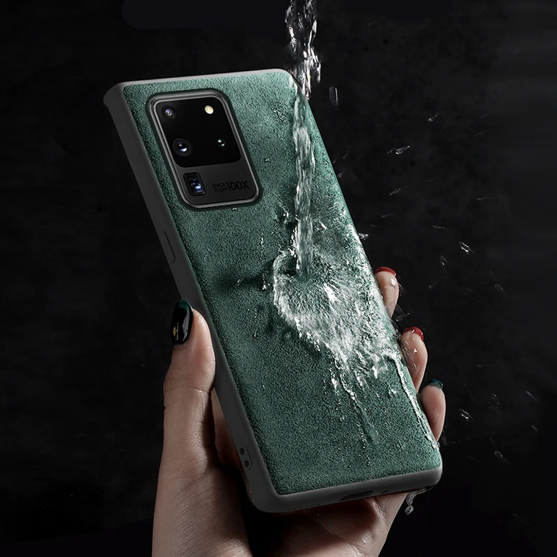 Замшевый чехол для Samsung Galaxy S20 Ultra + plus A51 A50 a71 a70 A30 note 10 S10 S8 S9|Бамперы| |