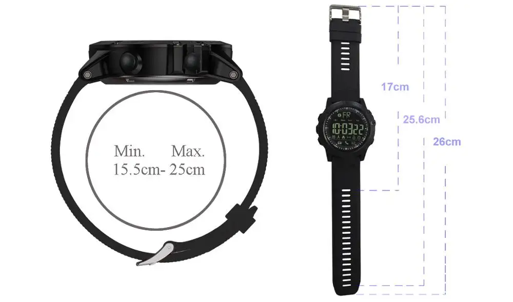 Водонепроницаемые умные часы с двумя процессорами 50 м | Электроника