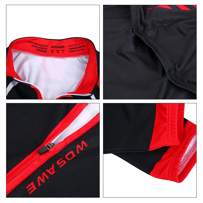 

Winter Jersey Men Plus Velvet Long Sleeve Cycling Long Sleeve Strap + Cycling Pants