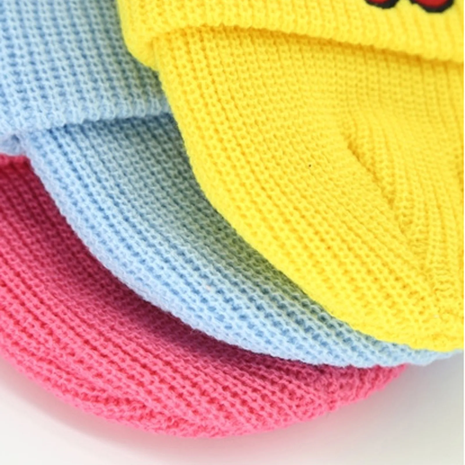 

Embroidery Heart Letter Print Hat Newborn Baby Winter Cuff Hats Soft Beanies Warm Unisex Knitted Caps Solid Color Hip Hop Hat