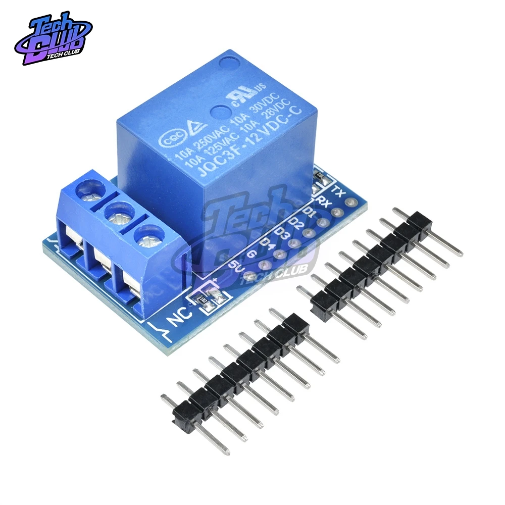 12 в пост. Тока одноканальный D1 Мини Релейный Щит релейный модуль ESP8266 макетная