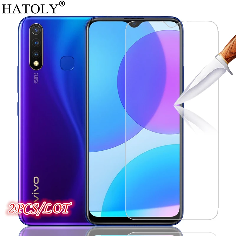 Protector de pantalla de vidrio templado para vivo U3, pel&iacute;cula de tel&eacute;fono ultrafina HD, vidrio Protector para vivo U3, 2 piezas-0