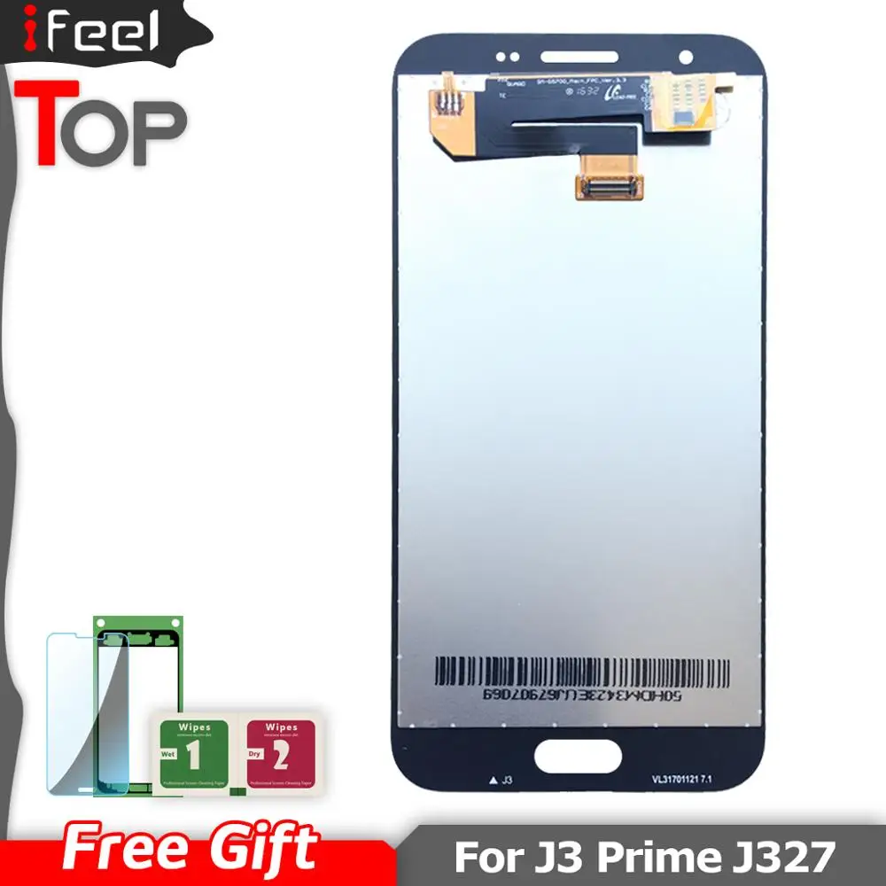 ЖК дисплей с сенсорным экраном в сборе для SAMSUNG GALAXY J327 J3 Prime 2017 Emerge 2nd j327W J327V J327T