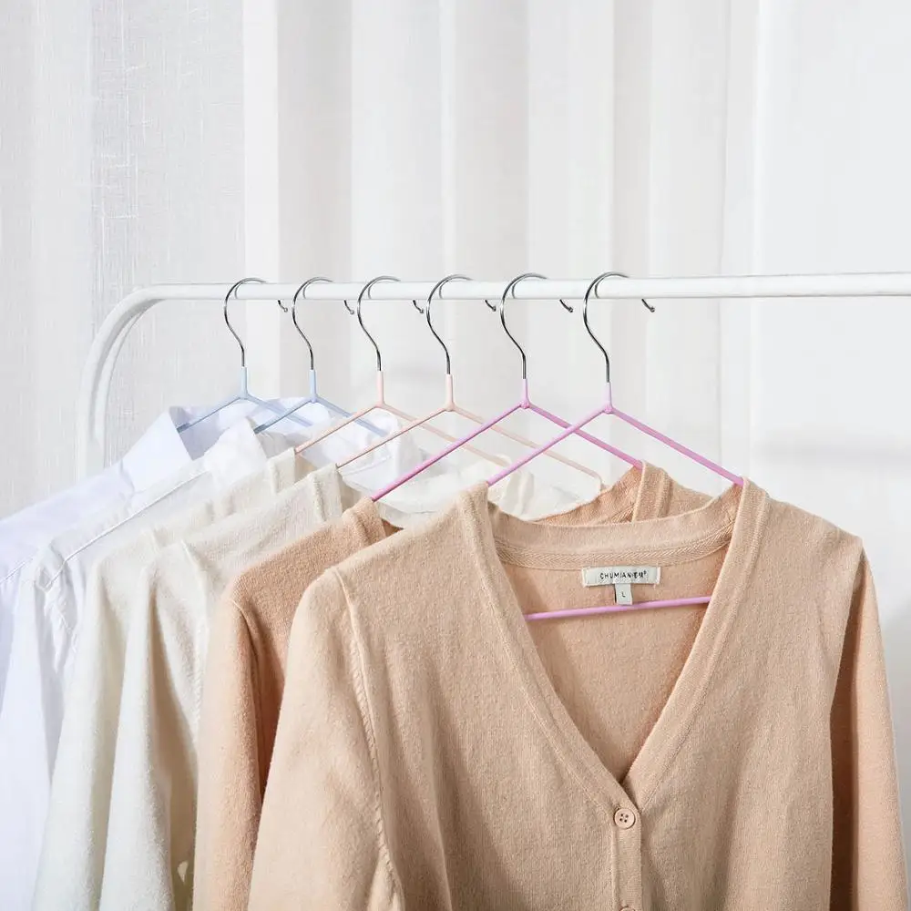 10 шт./лот Нескользящая вешалка для одежды детей и взрослых сушилки металлическая