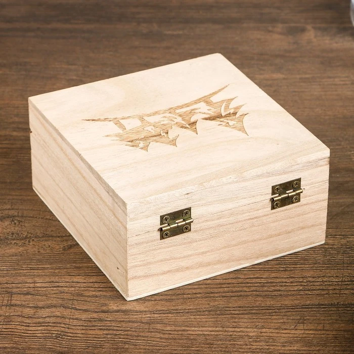 Шкатулка дерево для росписи &quotЕловый лес&quot 6х12х12 см