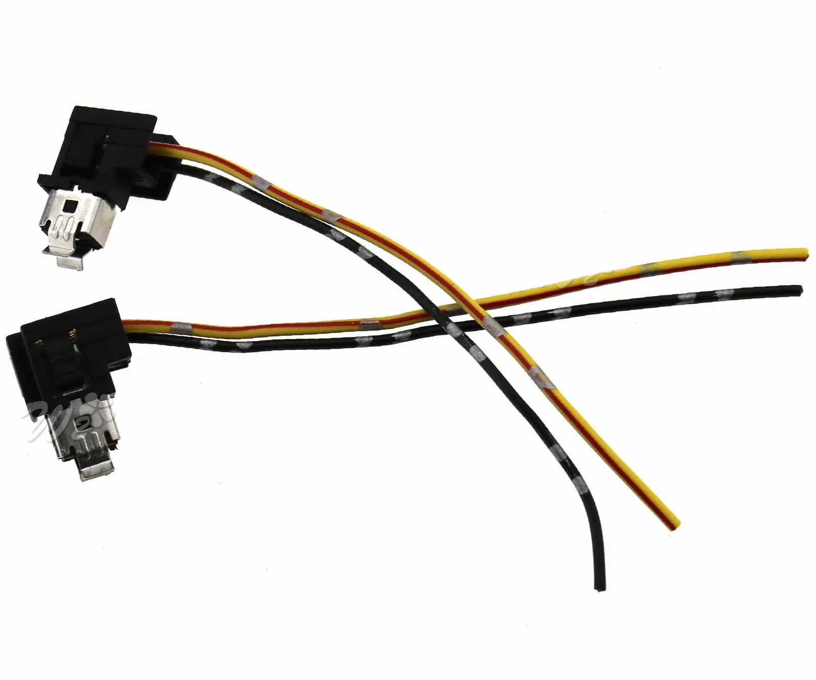 2x H1 Wiring Harness Socket H1 Light Holder Car Wire Connector Cable Plug Adapter Universal For LED Foglight Head Lamp LED Bulb