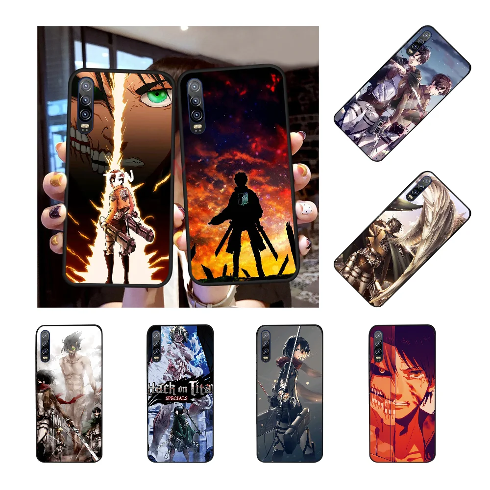 NBDRUICAI Attack on Titan Anime Soft Silicone Black Phone Case For Huawei NOVA 2 PLUS 2s 2i 3i 3E 4E 5 5I PRO | Мобильные телефоны