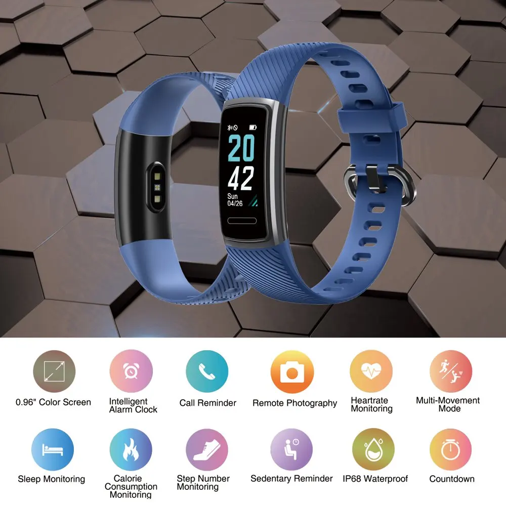 

2021 Smart Watches Men Women Sport Fitness Tracker Bracelet Blood Pressure Heart Rate Monitor Smart watch For Xiaomi Android IOS