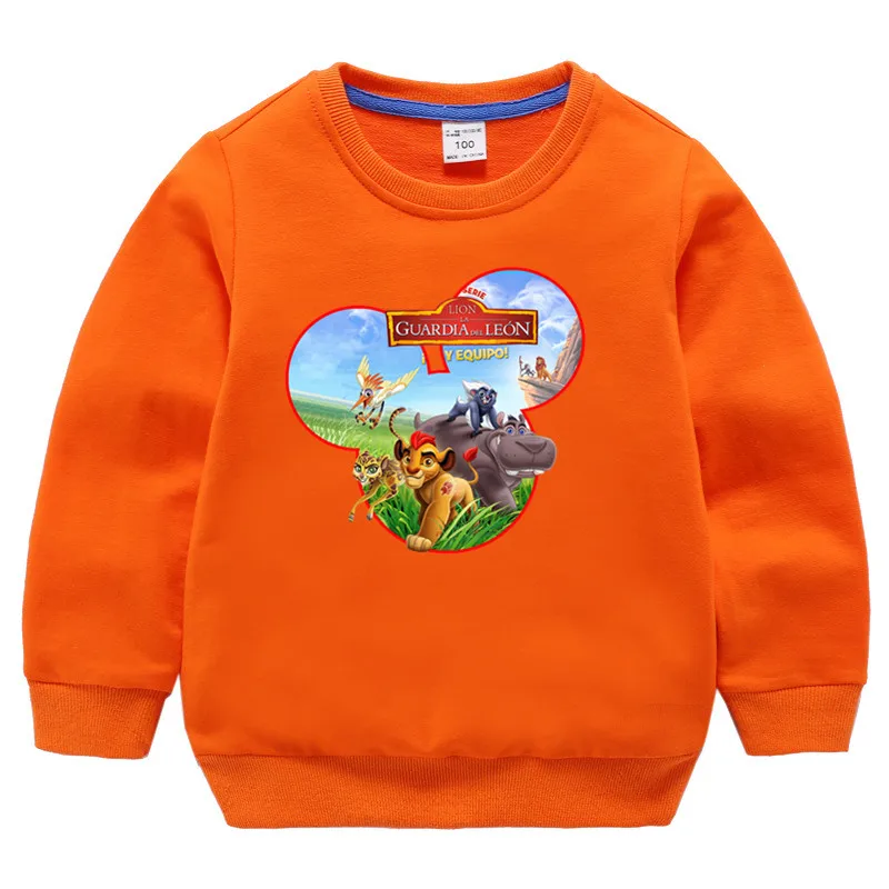 Детский свитер с изображением короля льва Микки Маус голова детский осенне