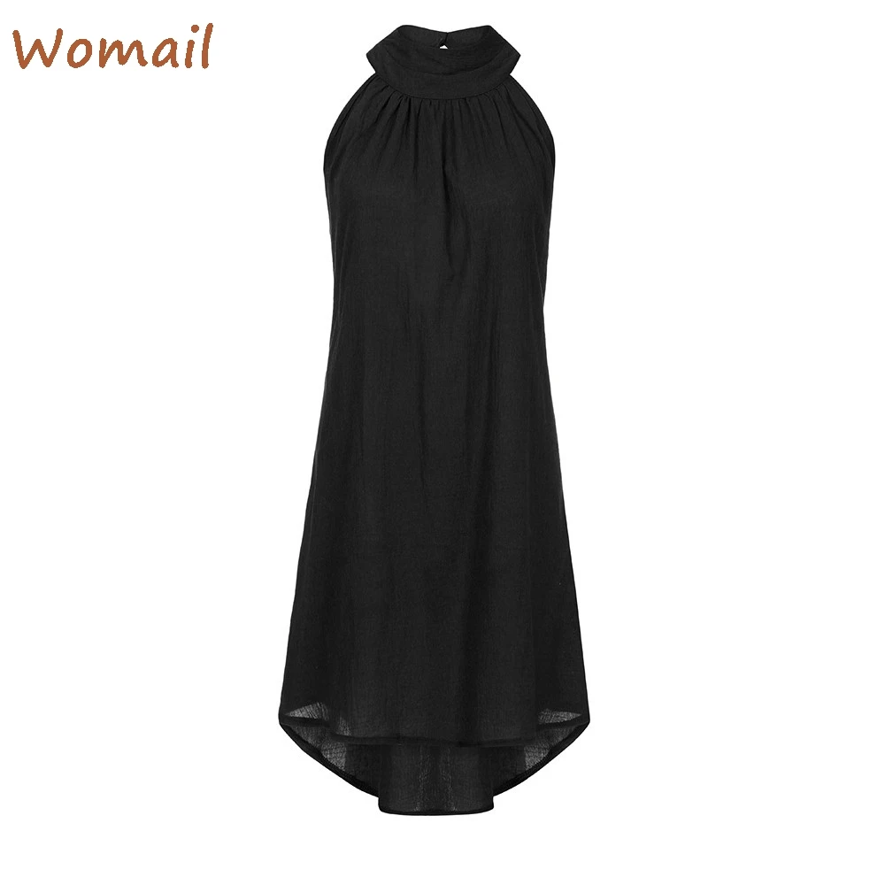 Женские праздничные платья с бретелькой через шею 2020 платье О образным вырезом