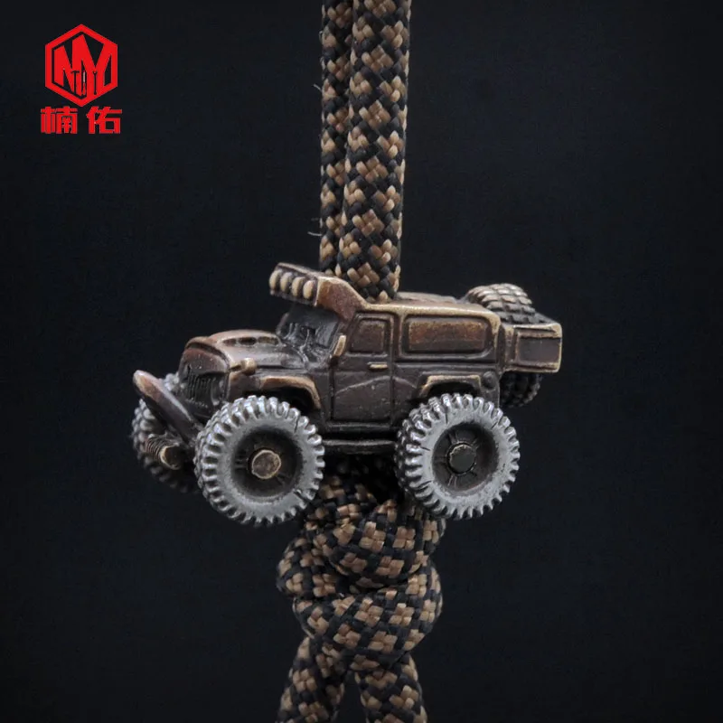1 шт. оригинальный Бронзовый Серебристый Jeep Wrangler для внедорожника EDC бусы на