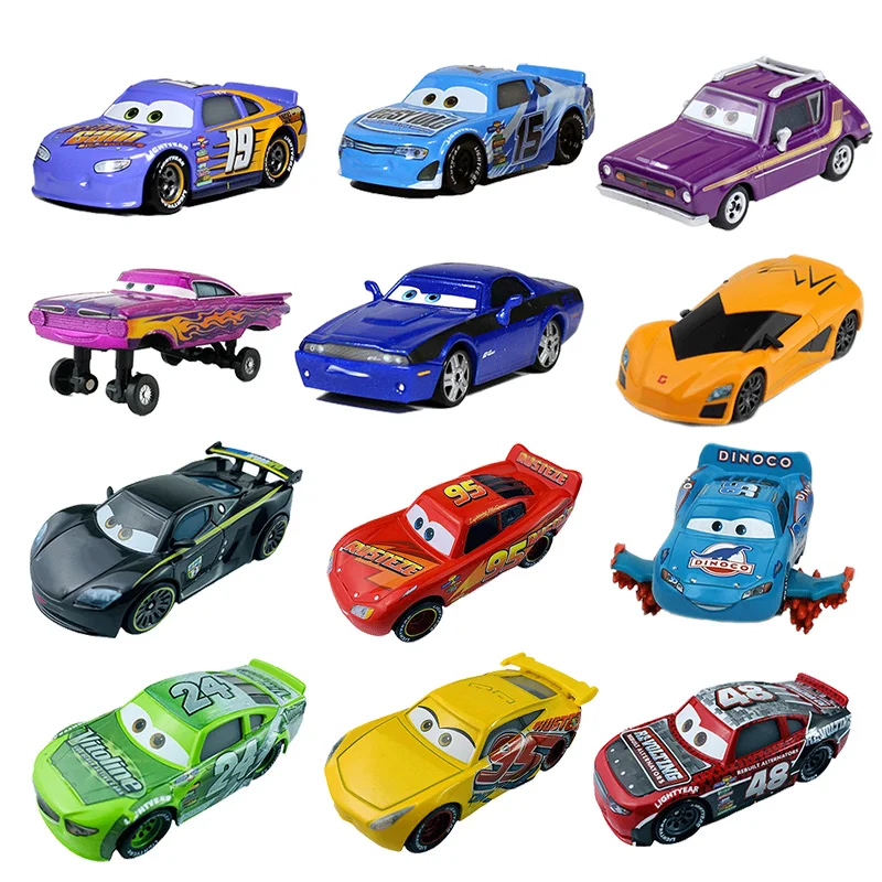 Disney Pixar тачки 3 Молния Маккуин автомобиль король Джексон шторм 1:55 литой