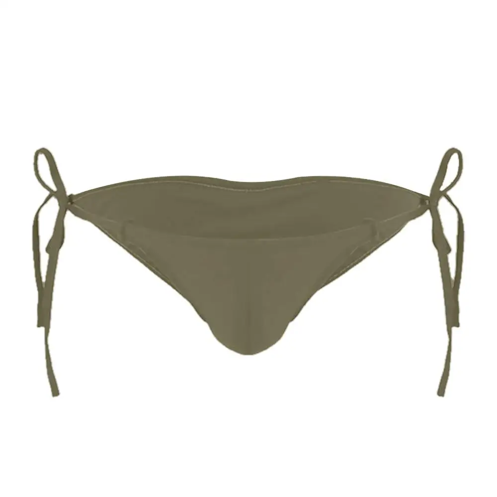 Мужское нижнее белье регулируемого размера мужские Гладкие трусы с завязками