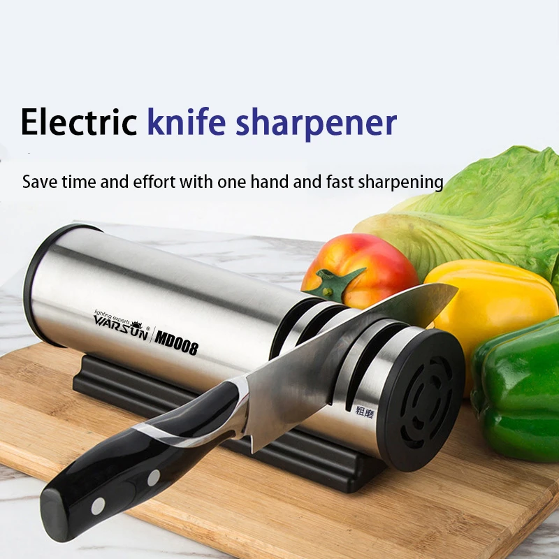 Электрическая точилка для ножа 4 этапа Профессиональная многофункциональная